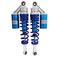 320mm340mm ressort noir complet 7mm pour Honda TRX250R 450R 400ER Quad ATV moto amortisseurs à air arrière Suspension