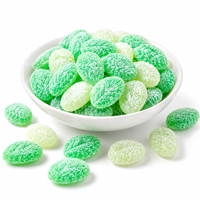 Bonbons gélifiés aromatisés à la menthe Halal en vrac, vente en gros, fabrication sur mesure OEM ODM, marque privée, fabricant TIKTOK