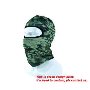 Mask Balaclava Wholesale High Qualtity Custom Logo Face Mask Knit Full Face Cover Ski Mask 1 Hole Balaclava Cap Hat