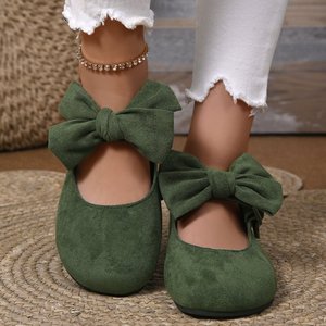W22 Nuove Scarpe da <span class=keywords><strong>Donna</strong></span> Plus-size con Fiocco Piatto, <span class=keywords><strong>Mocassini</strong></span> Minimalisti Comodi con Punta Tonda e Suola Morbida per Esterni, Vendita all'Ingrosso - Product Image 3