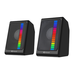ลำโพง Kisonli X13 ลำโพงขนาดเล็กแบบพกพา เชื่อมต่อผ่าน USB สำหรับแท็บเล็ตและพีซี - Product Image 1