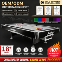 Table de billard 9 boules style américain 2-en-1 multi-jeux pour usage domestique et commercial – Vente en gros fabricant