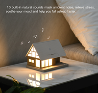 Lampe de chevet LED mini moderne 15W avec chargeur sans fil ABS, contrôle tactile, intensité réglable, lumière blanche chaude et machine à bruit blanc