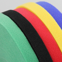 Rubans auto-agrippants en nylon écologiques, imperméables, verts, 10 mm, dos à dos, en rouleaux, attaches pour câbles, organisation, rangement, sangles pour la maison