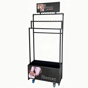 Espositore Moderno in Metallo Ecologico Personalizzato Salvaspazio per Cinture e Cravatte per Negozi al Dettaglio e Abbigliamento Maschile - Product Image 6