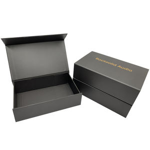 Cajas de Regalo de Cartón Negro Personalizadas, Precio al por Mayor, Caja de Regalo Magnética Plegable para Empaque de Zapatos - Product Image 5