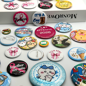 Personalized Metal <b>Button</b> <b>Maker</b> Stylish Custom Badge Pin For Backpack, Clothes, Party & Event Decoration - Product Image 4