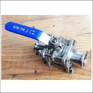 Edelstahl 3-teiliges PTFE-Dichtungs-Helium-Leckage-Detektions-Manuelles KF25 KF40 KF50 ISO Vakuum-Kugelventil - Product Image 5