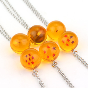 Collar de Anime <span class=keywords><strong>Dragon</strong></span> <span class=keywords><strong>Ball</strong></span> <span class=keywords><strong>Z</strong></span>, Naranja, PVC, 1-7 Estrellas, Goku, Dragonball - Product Image 1