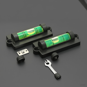 Черный мини-пластик + PMMA ± 0,01 дюймов, точность, спиртовой уровень, ТВ-Трейлер 40*17*12 мм, размер ABS + PMMA, измеритель уровня PMMA - Product Image 5