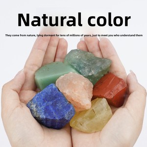 Cristaux d'<span class=keywords><strong>agate</strong></span> naturelle brute en granulés, pierres diffuseuses d'aromathérapie, matériaux bruts démagnétisants, spécimens minéraux - Product Image 4