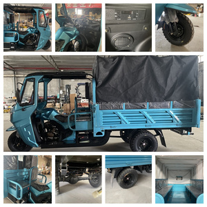 Triciclo de Motor a Gasolina de 3 <span class=keywords><strong>Ruedas</strong></span> Nuevo 2026 Directo de Fábrica con Parabrisas, Toldo y Carrocería Abierta para Transporte de Carga y Pasajeros - Product Image 4