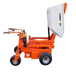 Mini-dumper électrique KONSTANT avec chargeur frontal, système hydraulique complet, <span class=keywords><strong>brouette</strong></span> motorisée de <span class=keywords><strong>chantier</strong></span> – Qualité garantie - Product Image 4