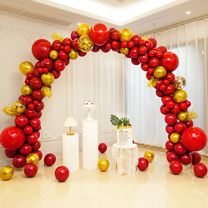 Kit de ballons ronds LILIS Arch Macaron |   155 pièces de latex doublement rembourré de 3,5 g |   Finition mate |   Grand ouverture de magasin, mariage - Product Image 2