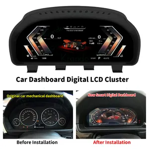 Krando 12,3-Zoll-Auto-Audio-LCD-Digitalinstrumentencluster für das Upgrade von Autoradio-Instrumenten des BMW 3/4 Series F30 Linux-Systems