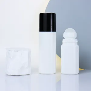 30ml 50ml Plastic Empty Antiperspirant Essential Oil Roll on Bottle Deodorant Roller bottles