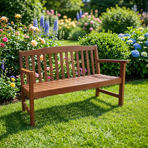 Small Space-Saving Modern Luxury Solid Pine Wood Outdoor Garden Chair Daybed <b>Bench</b> for Bedroom Living Room Apartment Park Villa - Product Image 2