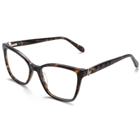 Elan Optical YB8506 Nouvelle Arrivée Monture de Lunettes Classique Oeil de Chat pour Femme, Monture Complète en Acétate avec Métal, Livraison Rapide