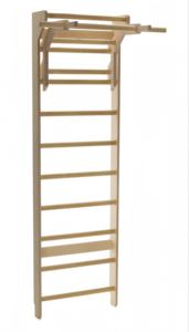 قضبان حائط رياضية رياضية سويدية رياضية للصالة الرياضية محمولة للسحب للأعلى لليوجا - Product Image 2