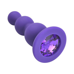 حار بيع لعبة الجنس الشرجي سيليكون المكونات الشرج المكونات بعقب مع جوهرة - Product Image 3