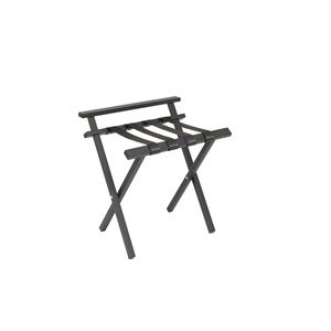 MILENYUM LR-S-002 Moderno Soporte de Equipaje de Acero con Recubrimiento de Polvo Negro, Estante Metálico Plegable para Habitación de Hotel, Dormitorio, Sala de Estar - Product Image 1