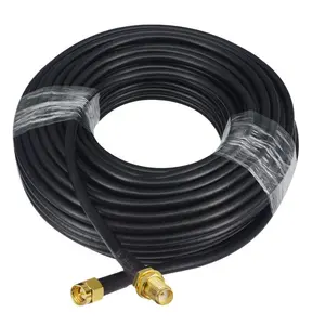 Customize Low Loss 2M 5Ft 10M Stp Sma Male To Sma Female Connector Coax Coaxial Extension Antenna GSM Splitter RG58 Cable Ass'Y