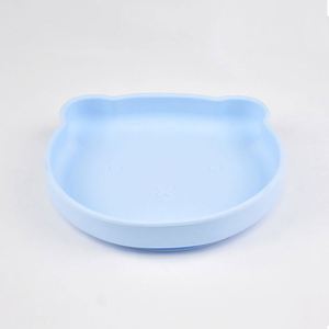 Factory <b>Bear</b> Baby Feeding Bowl <b>Cute</b> Silicone Plate Animal Kid Friendly Suction for Toddler Weaning Bpa Free - Product Image 2
