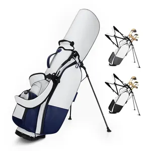 カスタムゴルフスタンドバッグキャリー軽量ゴルフバッグスタンド卸売ゴルフバッグスタンド付き