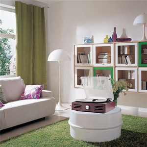 <span class=keywords><strong>Platine</strong></span> <span class=keywords><strong>vinyle</strong></span> professionnelle HiFi DJ pour fête Mini gramophone en <span class=keywords><strong>vinyle</strong></span> portable avec cache-poussière transparent - Product Image 5