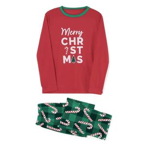 Conjuntos de Pijamas Familiares a Juego con Estampado Navideño en Color Rojo - Product Image 3