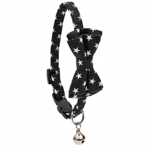 ปลอกคอแมวแบบอังกฤษติดโบว์ปรับได้รูปดาวห้าแฉกคอตตอนใหม่ - Product Image 3