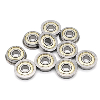 Bantalan Bola Alur Dalam Flens Kelas Tinggi P4 ZV3 Speed F692 F693 F694 F695 F696 F697 F698 F699-ZZ -2RS untuk Motor dan Mesin