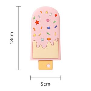 Nouveautés Jouet de dentition pour bébé Sans BPA Jouet de dentition en silicone de qualité alimentaire doux pour bébé Jouet de dentition apaisant en forme de crème glacée Jouet de dentition pour bébé - Product Image 6