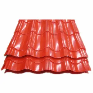 优质Ral3009油漆涂层PPGI波纹钢屋顶板