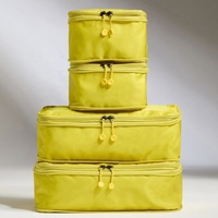 Fabricant personnalisé avec logo imprimé ensemble de sacs d'organisation de bagages de voyage cubes d'emballage de compression