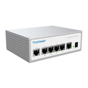 Venda quente APP gerenciar 100 usuário POE alimentação industrial router acesso controle inteligente gateway em um para cobertura comercial WiFi
