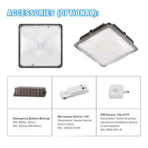 Luz LED para Estacionamiento con Ahorro de Energía de 160lm/W, IP65, para Iluminación de Almacenes y Oficinas - Product Image 3