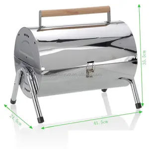 Barbacoa de carbón para exteriores Auplex Kamado Joe Grill 13 "a 29 pulgadas Smoker Bbq Kamado