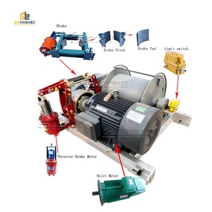 18.5KW <span class=keywords><strong>LVF</strong></span> <span class=keywords><strong>hoist</strong></span> cơ chế ba giai đoạn điện tháp <span class=keywords><strong>Crane</strong></span> Palăng động cơ qtz80 động cơ 5 tấn 8 tấn 4 tấn hiệu quả cao - Product Image 2