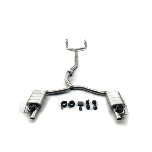 Système d'échappement sport à <span class=keywords><strong>prix</strong></span> d'usine Catback Mercedes-Benz W205 <span class=keywords><strong>C43</strong></span> <span class=keywords><strong>AMG</strong></span> 3.0T en acier inoxydable 304 avec silencieux à valve soudé TIG et télécommande - Product Image 2