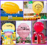 Ballon publicitaire gonflable géant personnalisé pour festival, décoration extérieure, événements