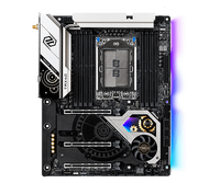 Motherboard ASROCK TRX40 Taichi AMD ATX dengan Memori DDR4 256GB Maks 4 Saluran SATA Grafis Terintegrasi Desktop Baru Intel