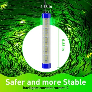 벤웨이 300W LED 방수 낚시등 27000LM IP68 DC12V 녹색 발광 보트등 1년 보증 ABS - Product Image 6