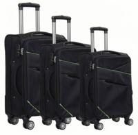 Valise Oxford pour train à grande vitesse, bagage de voyage avec sangle anti-chute, valise d'affaires à 4 roues pivotantes
