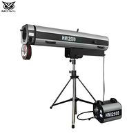 Projecteur LED de suivi haute puissance HMI 2500W DMX 512 avec flight case pour scène, mariage, concert