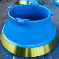 Pièces de rechange pour concasseur à cône à manteau concave en acier à haute teneur en manganèse YINGKE ZGMn18Cr2 de qualité OEM pour l'exploitation minière