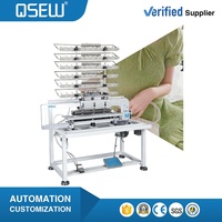 QS-14118PS Machine à coudre industrielle multi-aiguilles à point de chaînette élastique pour chemises, jupes, chemisiers, maillots de bain, robes, taies d'oreiller