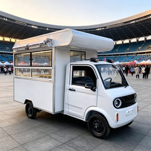 Food Truck au Design Unique Entièrement Équipé, Cuisine Mobile, Chariot de Restauration de Rue, Camion à Glaces, Camions Alimentaires Électriques, Utilisation en <span class=keywords><strong>Caravane</strong></span> - Product Image 1