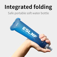 Gourde Souple Pliable et Compressible Sans BPA 500 ml en TPU pour Sac d'Hydratation de Course