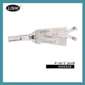 Outil de serrurier Lishi 2-en-1 pour le crochetage et le décodage de serrures, en acier inoxydable, professionnel, non destructif, pour les serrures de portes de <span class=keywords><strong>voiture</strong></span>, gaucher/droitier - Product Image 4